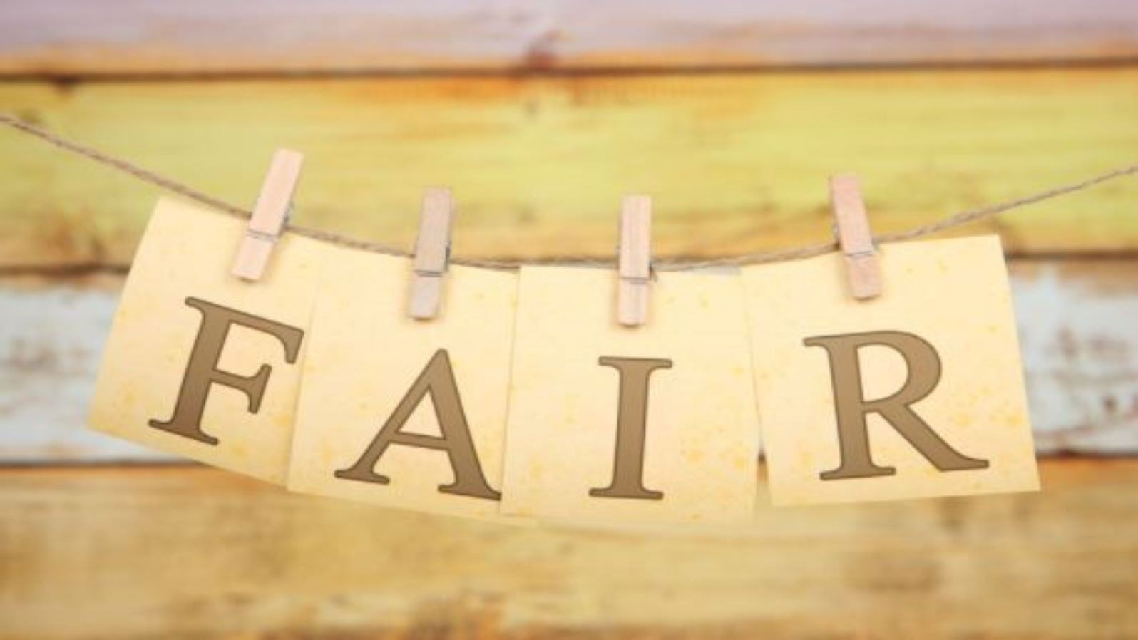 photograph that says fair
